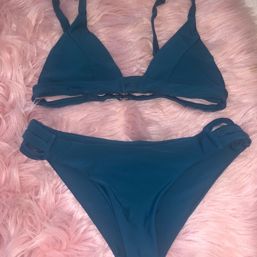 Turquoise bikini